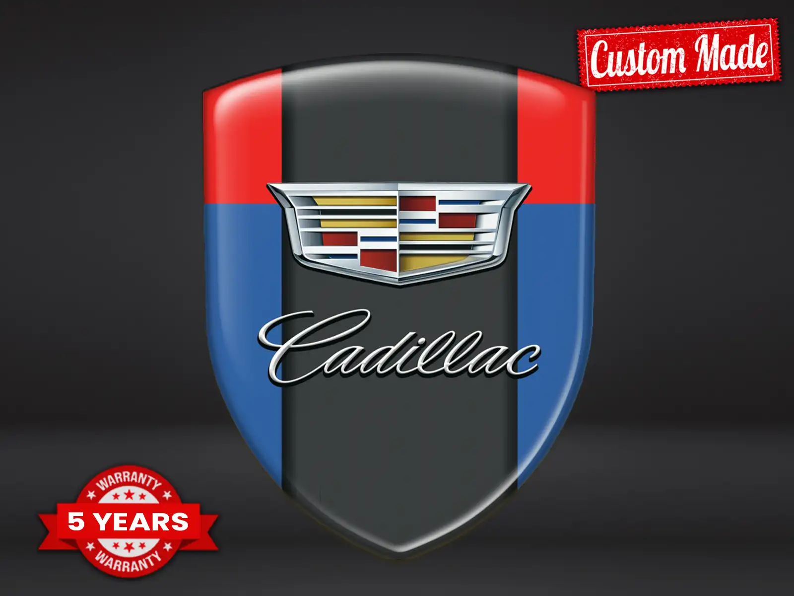 Cadillac Heckscheibensticker Stil Tuning Hochwertig Auto
